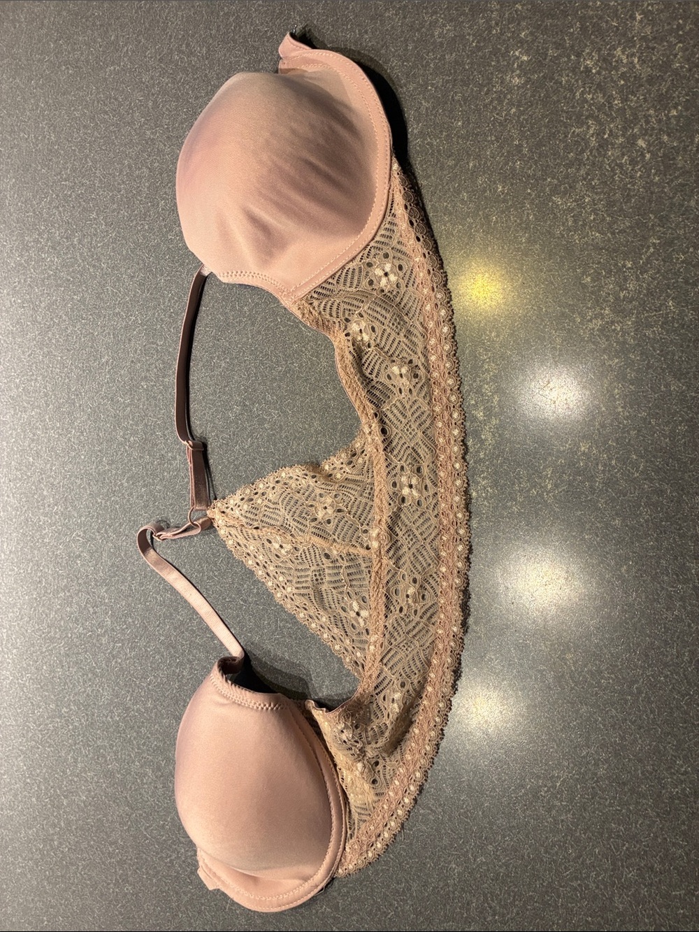 Jessica Simpson Mauve Lace Underwire Bra
